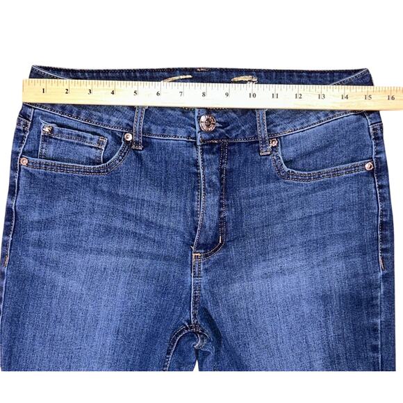 Seven7 Weekend Slim Fit Frayed Hem Ankle Jeans Size 8 (30X29) - Picture 3 of 6